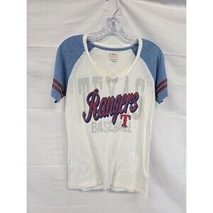 TEXAS RANGERS Women's TOP Size M 5th & ocean Official MLB